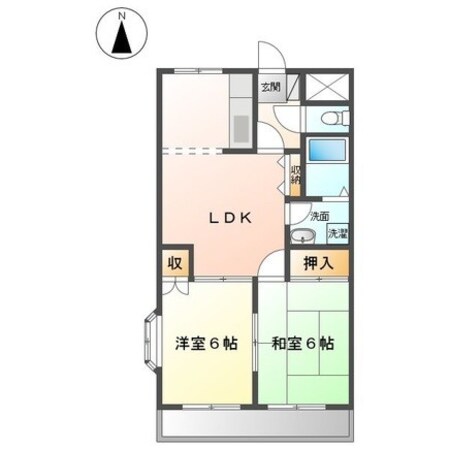 伊勢松本駅 徒歩20分 2階の物件間取画像